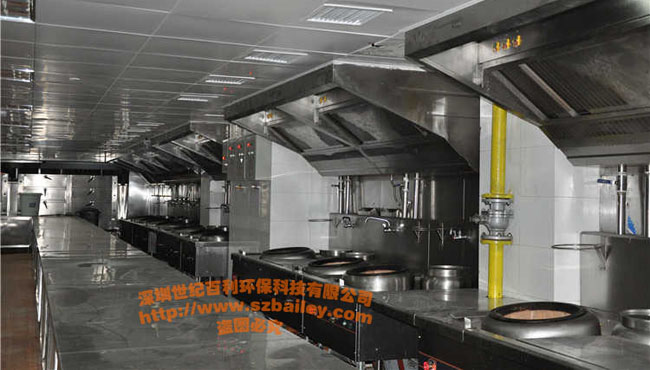 北京安定某私人會所安裝世紀百利油煙凈化器